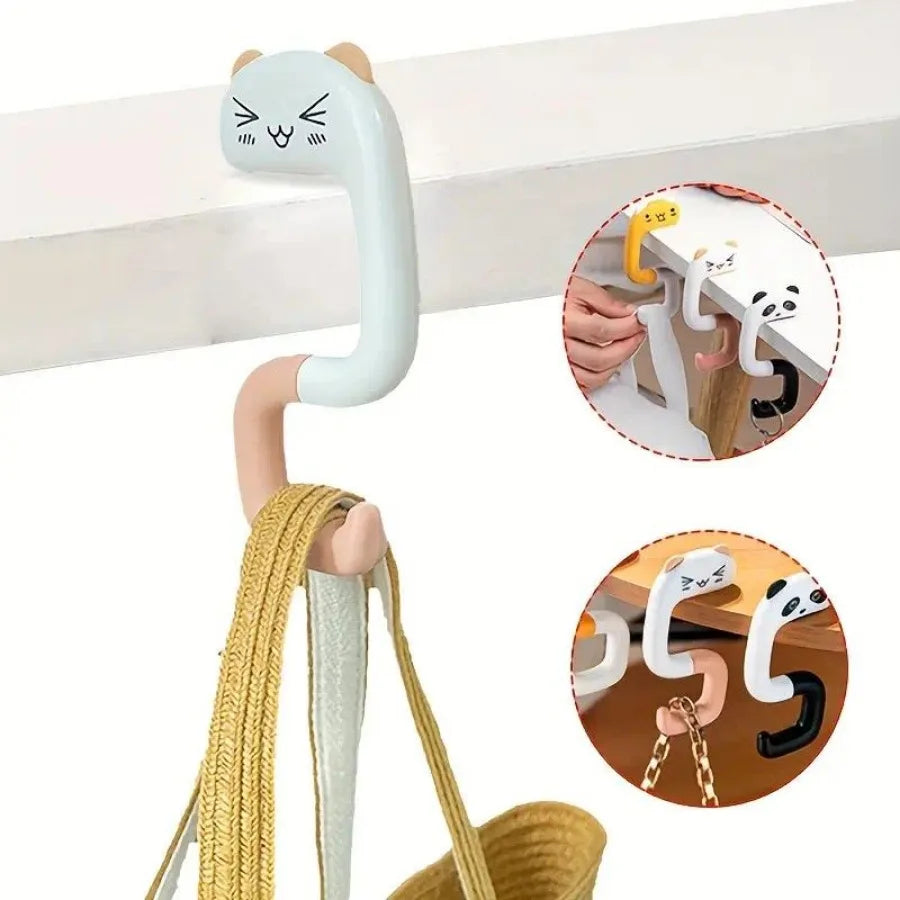 Pink Handbag Hook – Portable & Lightweight Desk Hanger
