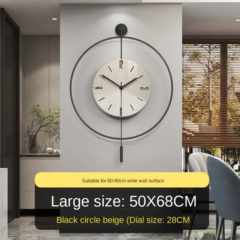 Personality Minimalist Clock Wall Clock Living Room Decoration Creative Fashion Minimalist Restaurant Clocks Wall Home Decor