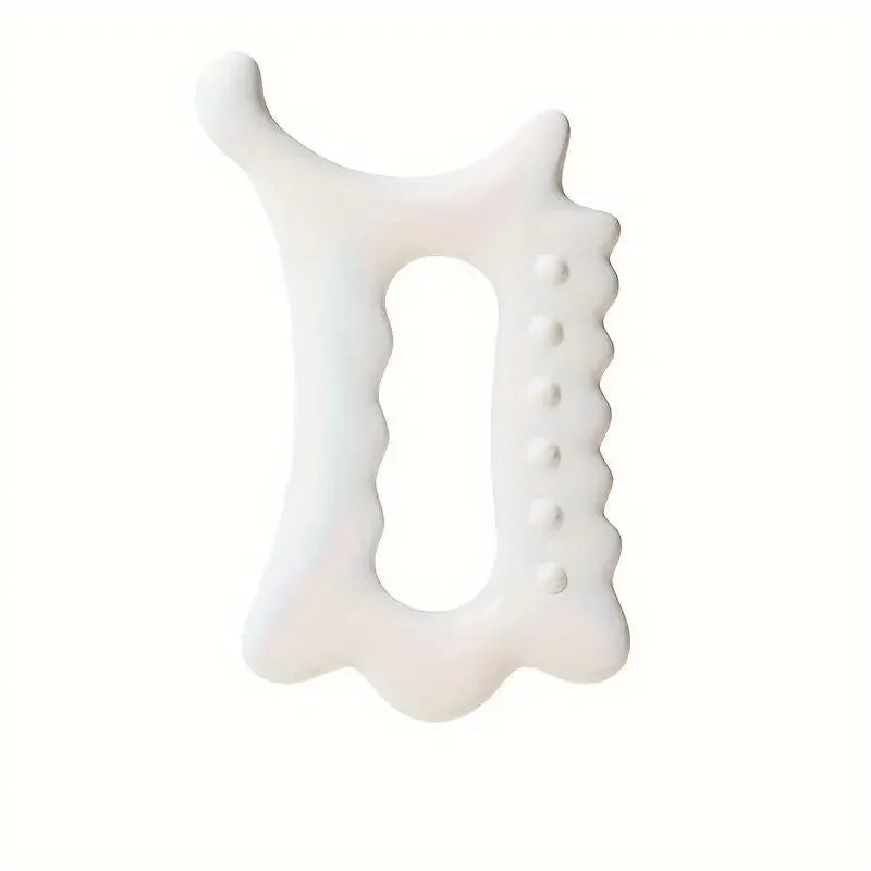 1PC Non-Ceramic Gua Sha Massage Tool Ergonomic Versatile Handheld GuaSha Board for Face Body - Relaxation and Beauty Massager