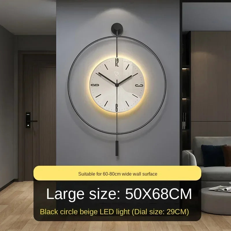 Personality Minimalist Clock Wall Clock Living Room Decoration Creative Fashion Minimalist Restaurant Clocks Wall Home Decor