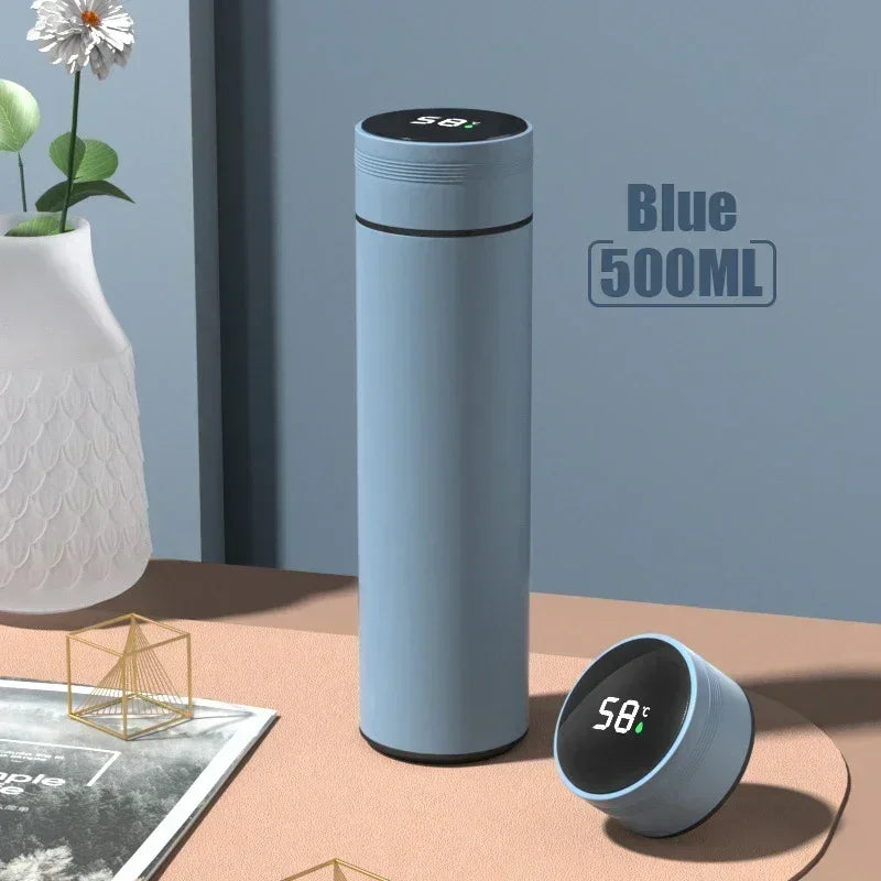 500ML Stainless Steel Vacuum Thermos Cup with Temperature Display