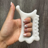 1PC Non-Ceramic Gua Sha Massage Tool Ergonomic Versatile Handheld GuaSha Board for Face Body - Relaxation and Beauty Massager