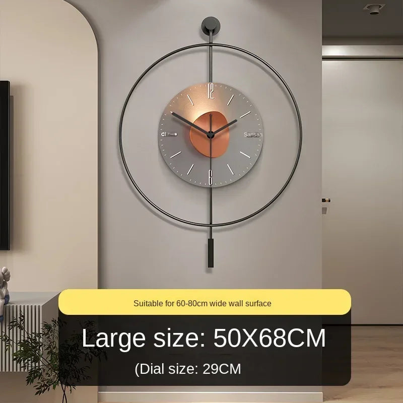 Personality Minimalist Clock Wall Clock Living Room Decoration Creative Fashion Minimalist Restaurant Clocks Wall Home Decor