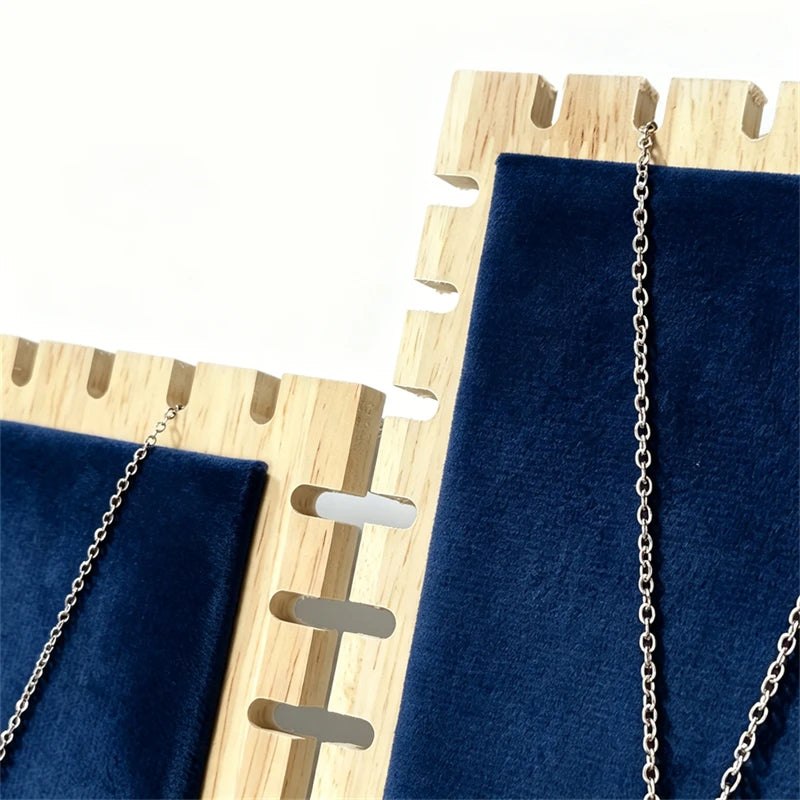 Jewelry Display Tray Necklace Pendant Bracelet Chain Holder Ring Earrings Stud Organizer Jewelry Display Props Entire Set